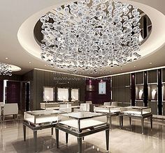 珠宝展柜 光影织梦，奢华绽放